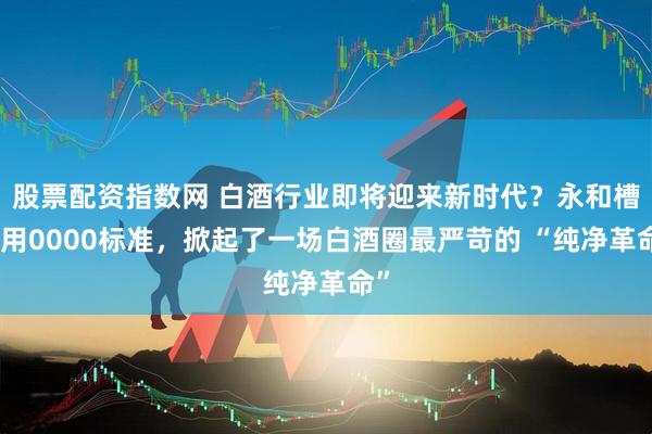 股票配资指数网 白酒行业即将迎来新时代？永和槽房用0000标准，掀起了一场白酒圈最严苛的 “纯净革命”